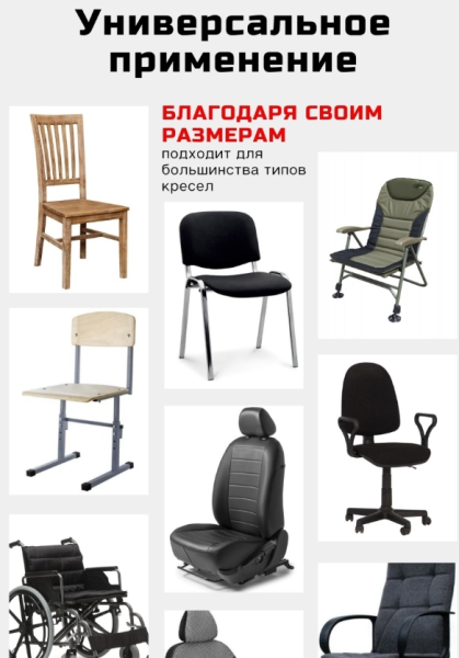 Упор поясничный (массажная сетка для поддержки спины, упор на спинку стула) Seat Back / ортопедическая спинка